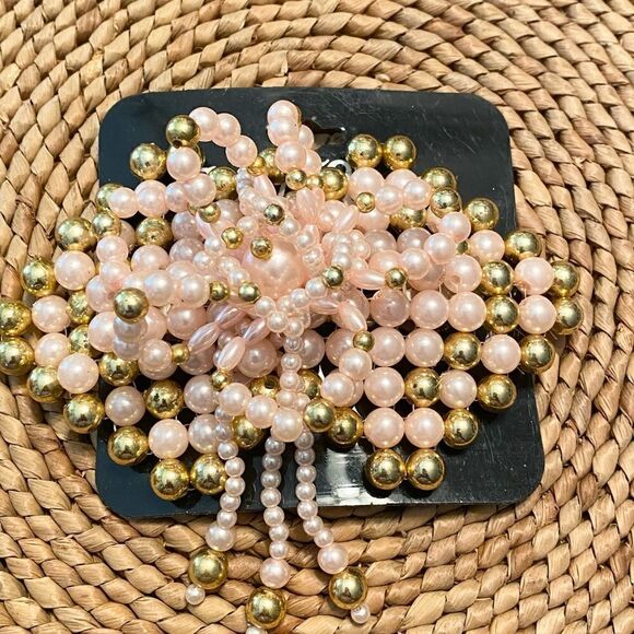 Vintage 90s Pearl Barrette Bridal Pearls Hair Accessory Pearl Barrette Wedding - Picture 1 of 2